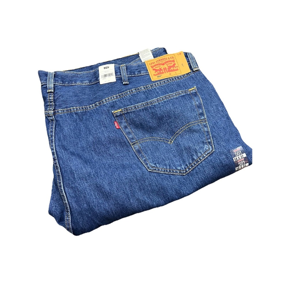 Levi's Slim Straight Jeans in Classic Blue Denim